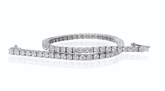 Pulsera Gioielleria Dossena  Mujer in Oro blanco Zircone BROR-6-253 - BROR-6-253